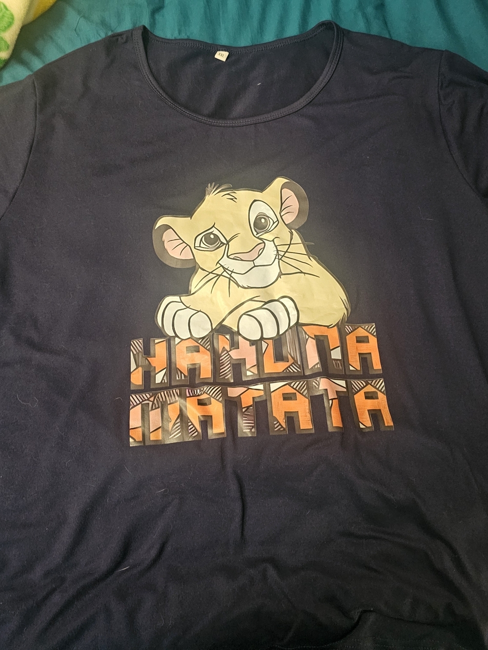 Women's Navy 'Hakuna Matata' Simba Graphic Tee
